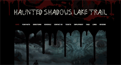 Desktop Screenshot of hauntedshadowslaketrail.com