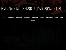Tablet Screenshot of hauntedshadowslaketrail.com
